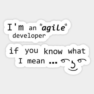 Agile ( ͡° ͜ʖ ͡°) Sticker